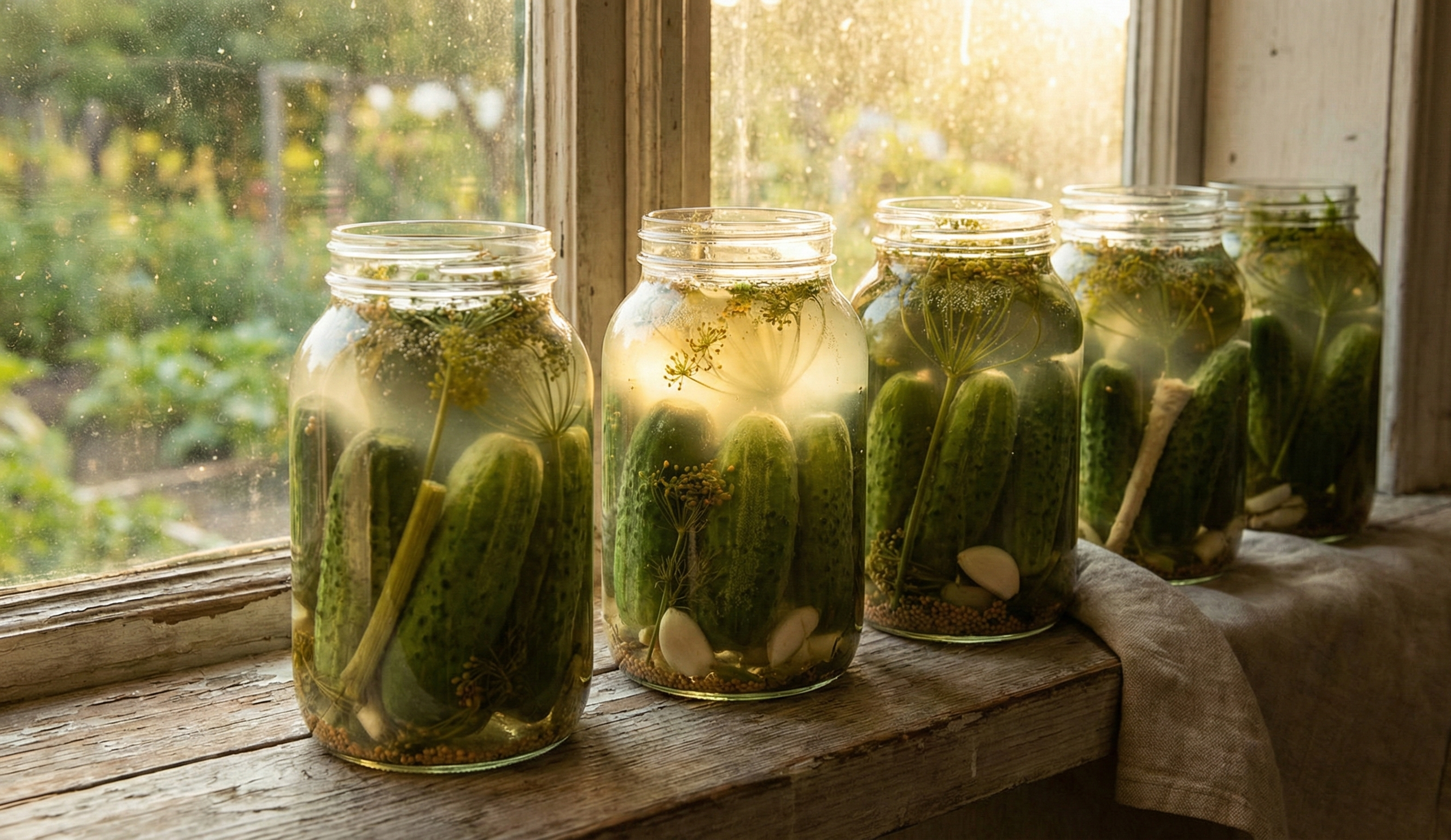 Kiszonki w słoikach